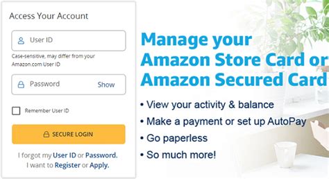 amazon synchrony card log in